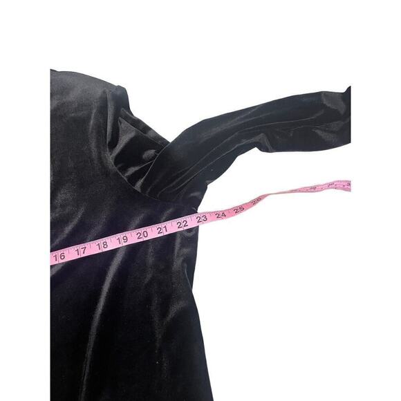 RK Evenings Black Faux Fur Collar Cuff Party Jacket Y2K Women’s Large? - Picture 8 of 9